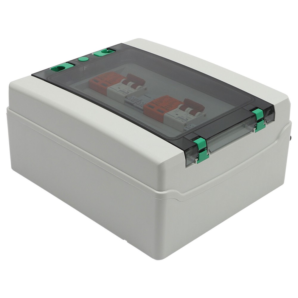 DC 500V/1000V Solar PV Combiner Box 2 Strings Circuit Breaker For Solar Panel