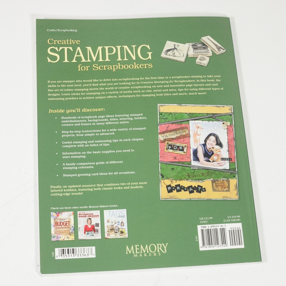 Creative Stamping For Scrapbookers Book Memory Makers