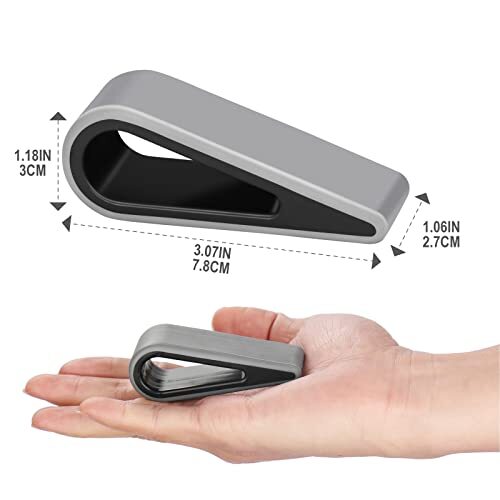 Universal Laptop/Computer Keyboard Stands, [4 Pack] Rubber Tilting 01-Black