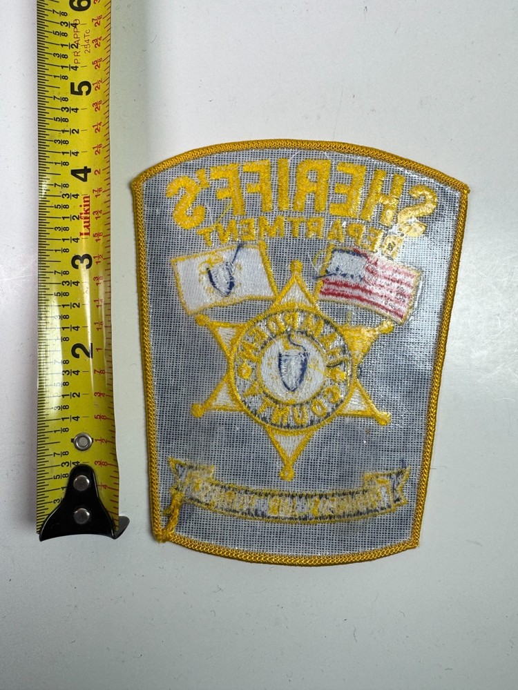 Hampden County Sheriff Massachusetts MA Patch I1b