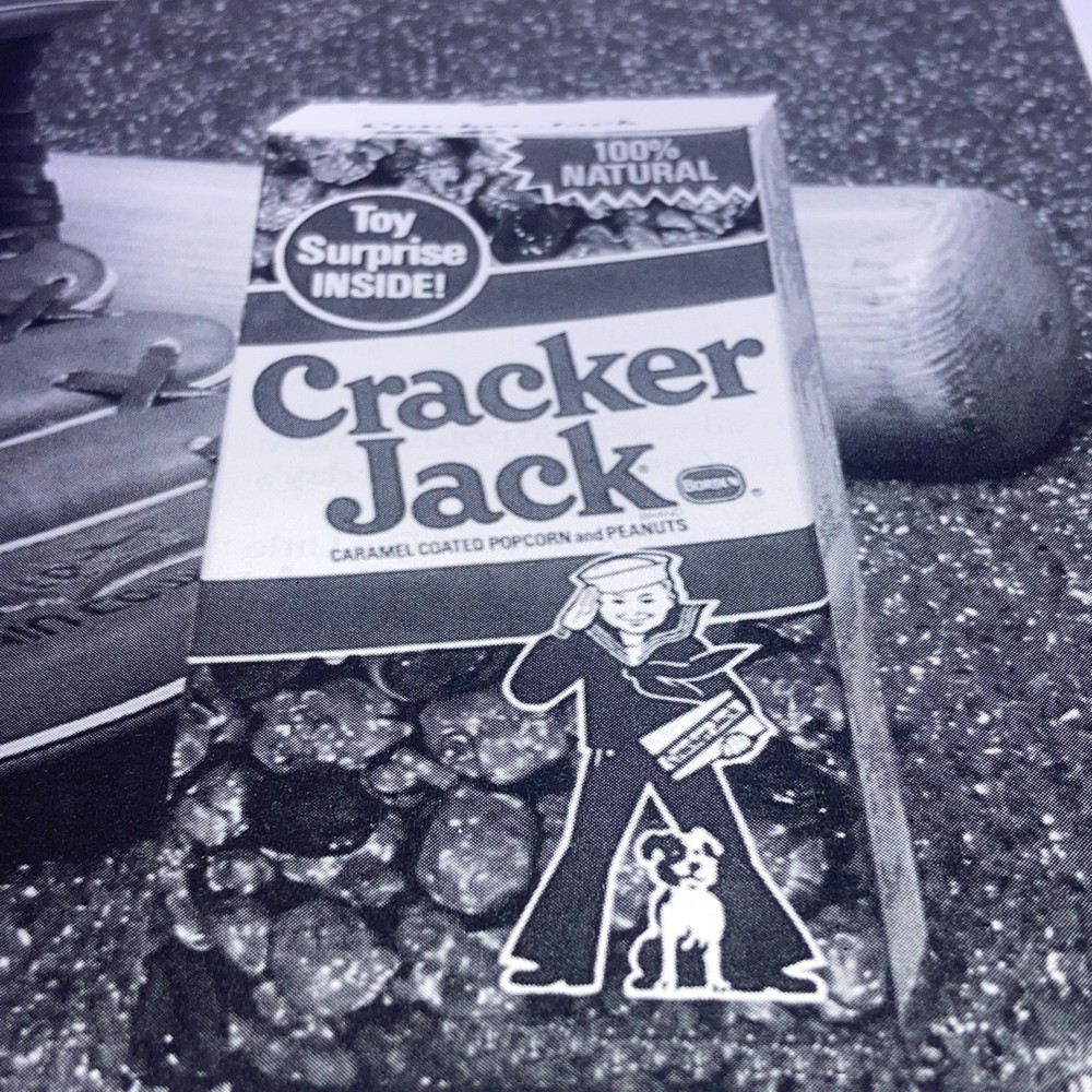 1991 Cracker Jack Vintage Print Ad 8”X11” From MLB Seattle Mariners Program S1