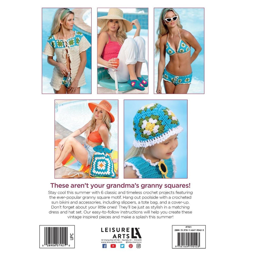 Great Grannies Made Modern Crochet Pattern Book Granny Square Projects