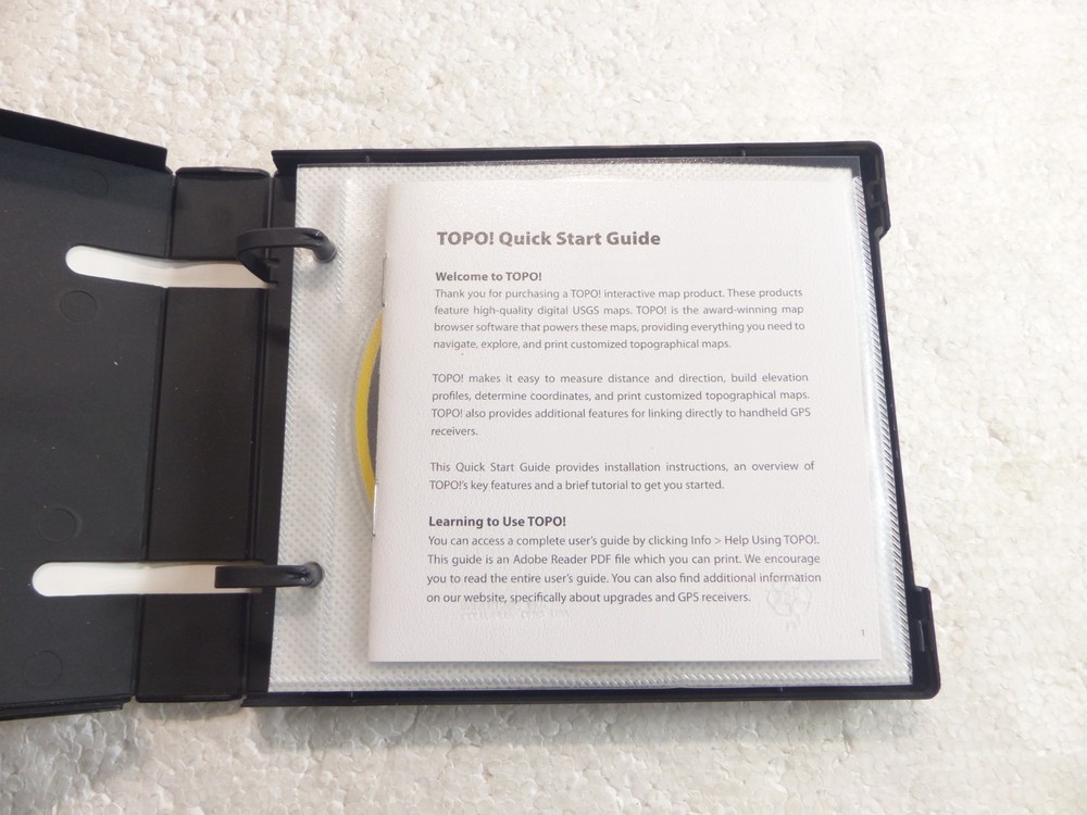 National Geographic TOPO! Mapping Software - Alaska (CD, 2006, 10-Disc) PC & Mac