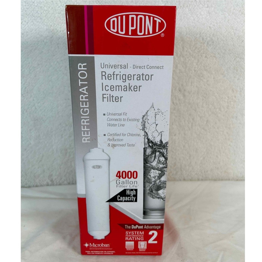 DuPont WFIR200X Universal Direct Connect Refrigerator Icemaker Water Filter NEW