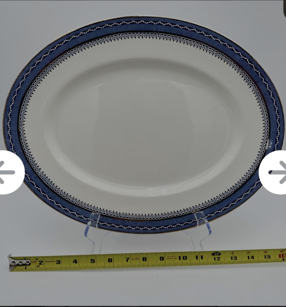 Sandringham Oval Serving Platter, 16"