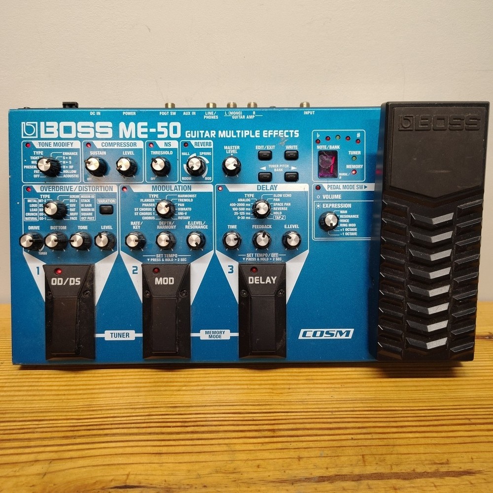 Boss ME-50 Guitar Multiple Effects  Multi Effects NO POWER CORD