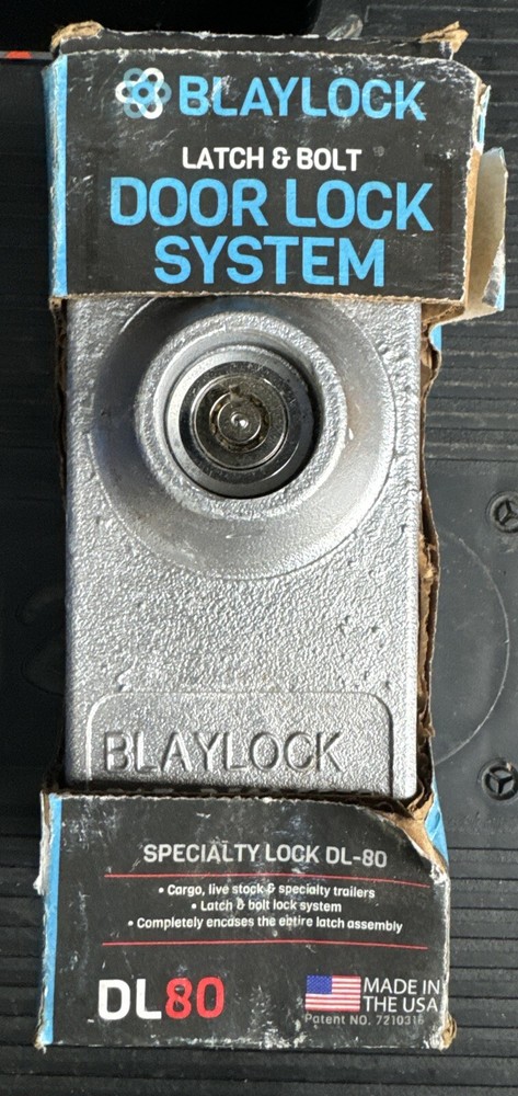 Blaylock Solid Heavy Duty Cargo Trailer Cambar Door Locks DL-80