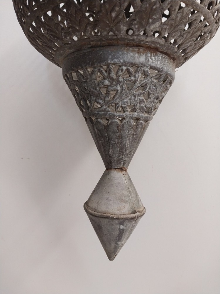 large Village Hanging brass incense burner