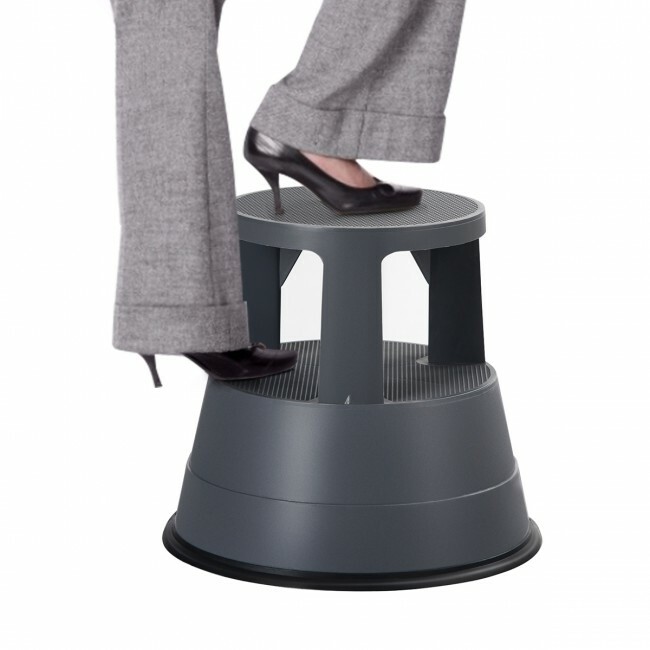 Kick Stool Rolling Step Stool W/Non-Slip Rubber Platform 330LBS Capacity Kitchen