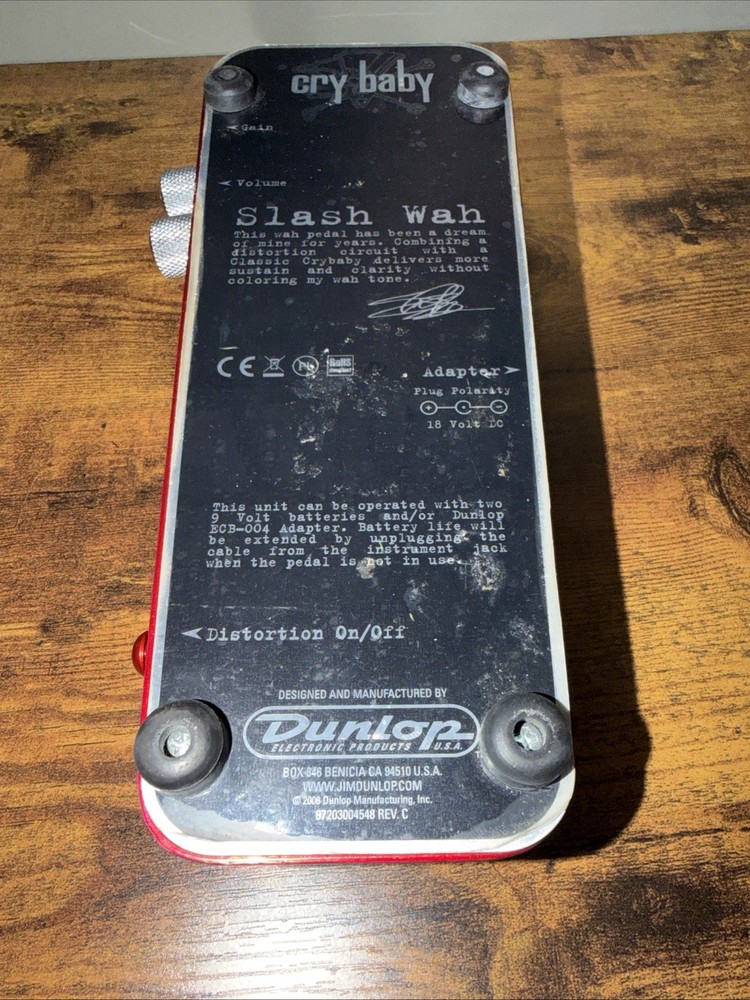 CRYBABY SLASH - TESTED