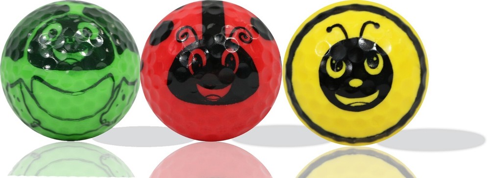 Bee, Lady Bug & Turtle Golf Balls 3 pack - Great Gift Idea!