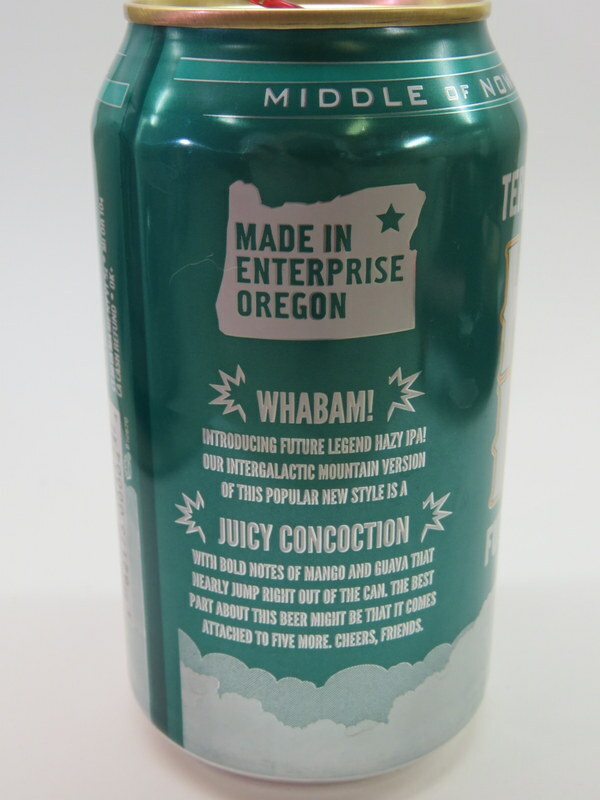 Craft BEER Empty Can ~ TERMINAL GRAVITY Brewing Hazy IPA ~ Enterprise, OREGON