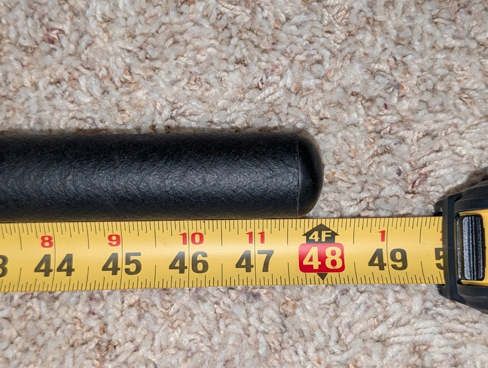 Bowflex Power Pro Lat Pulldown Bar / Squat Bar w/ D-Ring Straps