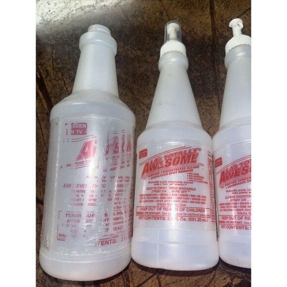 Plastic Spray Bottles with Triggers 20 Oz Empty (5 Pack) Tested Work Amazing!
