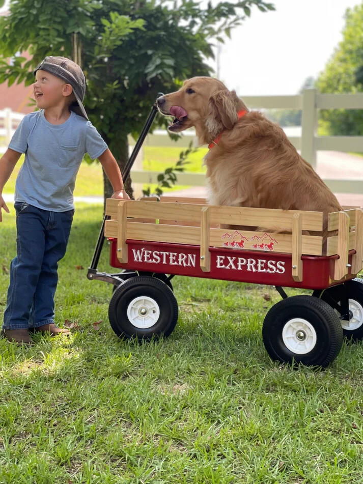 Western Express All Terrain Red Wagon