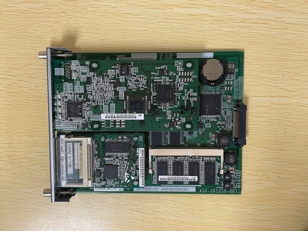 NEC Univerge SV8100 Phone System Main Processor Module CD-CP00 w/ PZ-VM21