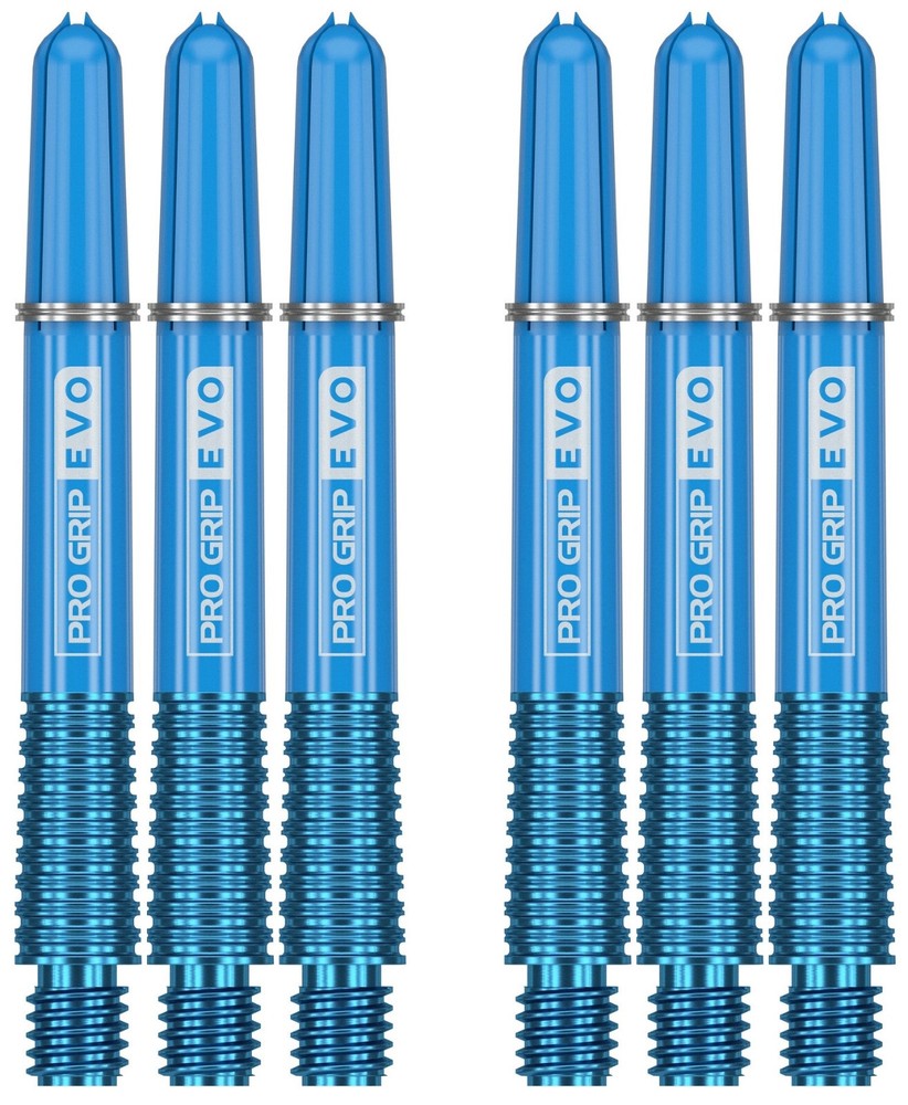 2 Sets Target Pro Grip Evo Midi Dart Shafts – Ships w/ Tracking – Blue