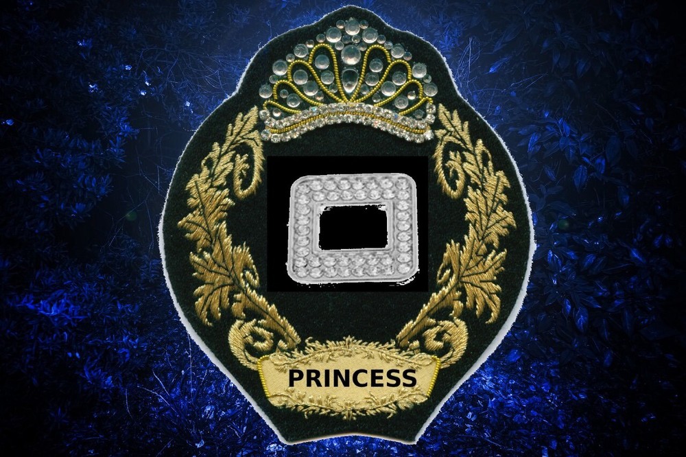 O Royal Crown Letter Name Princess Queen Pageant Cipher Monogram Crystal Patch Y