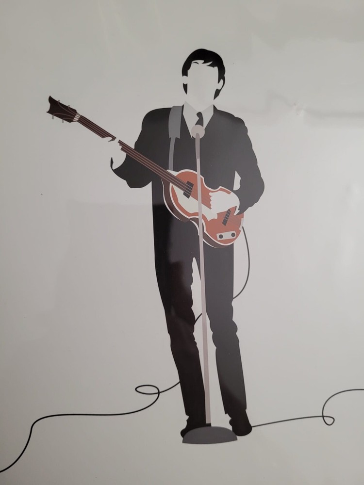 Beatles Hand-Drawn Artwork 10.5 x 8.5 (Just Beautiful!)