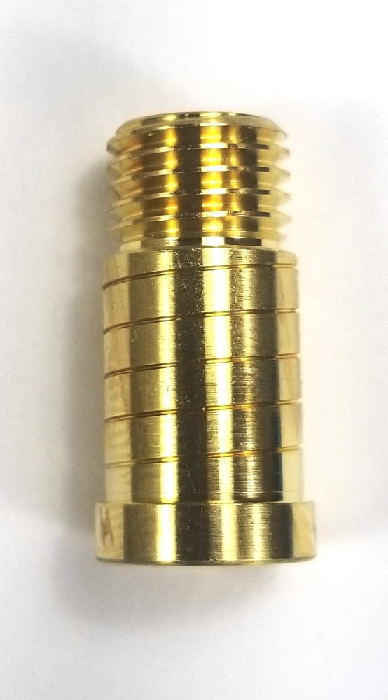 (1) UniLoc Threaded Self Aligning Brass Pool Cue Shaft Insert - Quick Release
