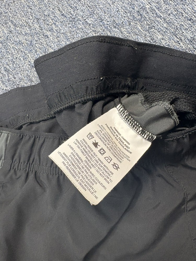 Mens Medium Nike Shorts Run Division Challenger Lined Black Training Shorts