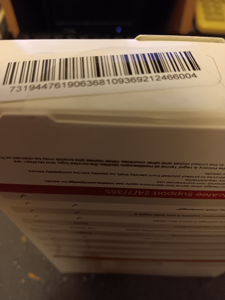 McAfee+ Advanced Individual 1-Year / Unlimited Devices -New