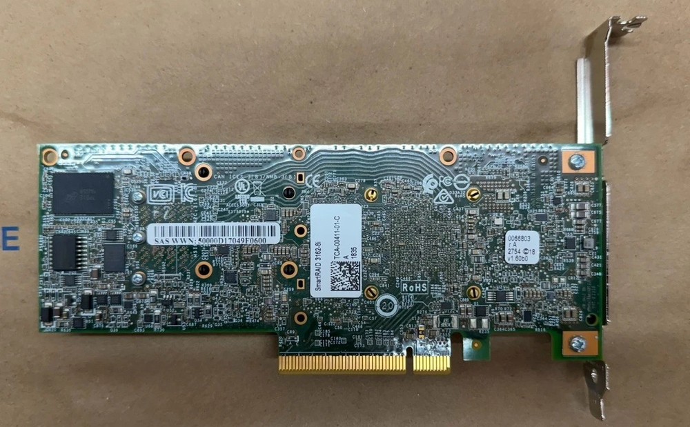 Adaptec / Microchip SmartRAID 3162-8i - 12G SAS/SATA PCIe Gen 3 RAID Adapter