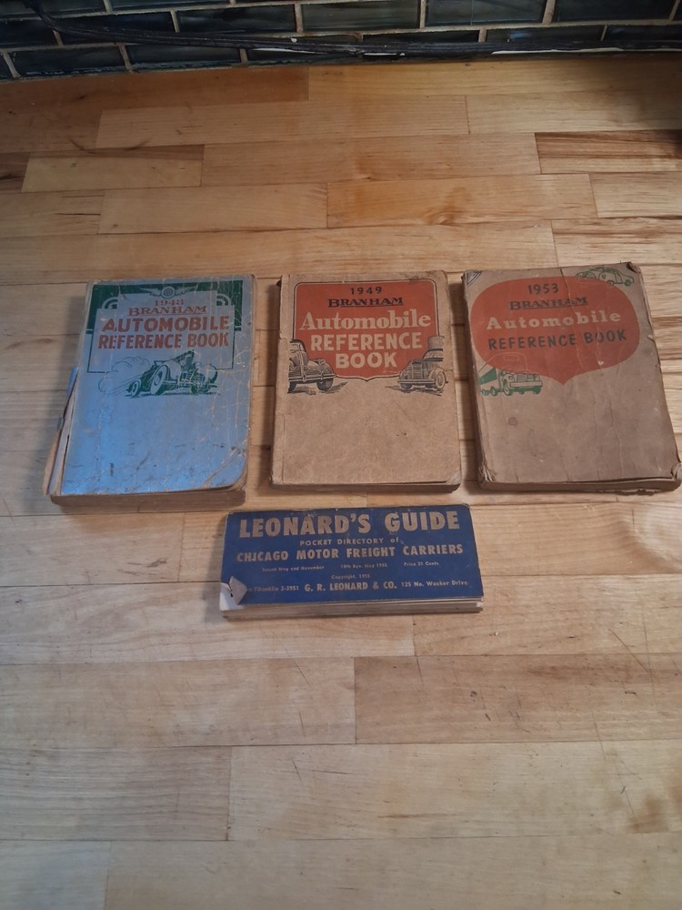 1943,49,53  Branham Automobile Reference Book
