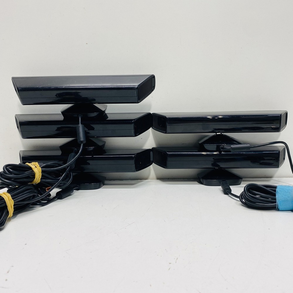 Set of 5 Microsoft Xbox 360 Kinect Sensor Bars- Black