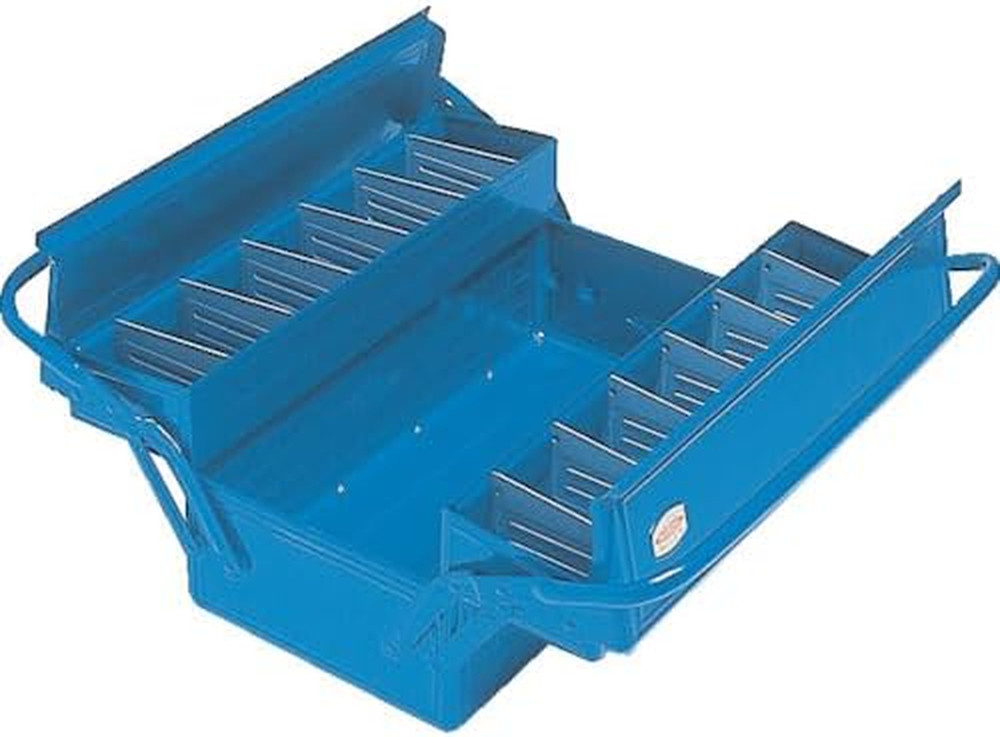 GL-410-B Blue 2-Tier Tool Box - Compact, Durable & Versatile Storage Solution
