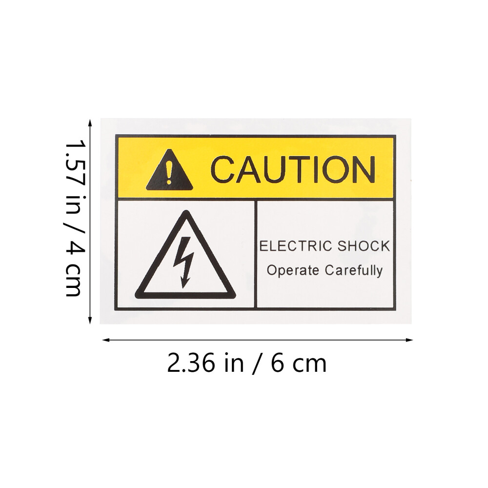 10pcs electrical warning stickers Adhesive Labels Caution Stickers Warning