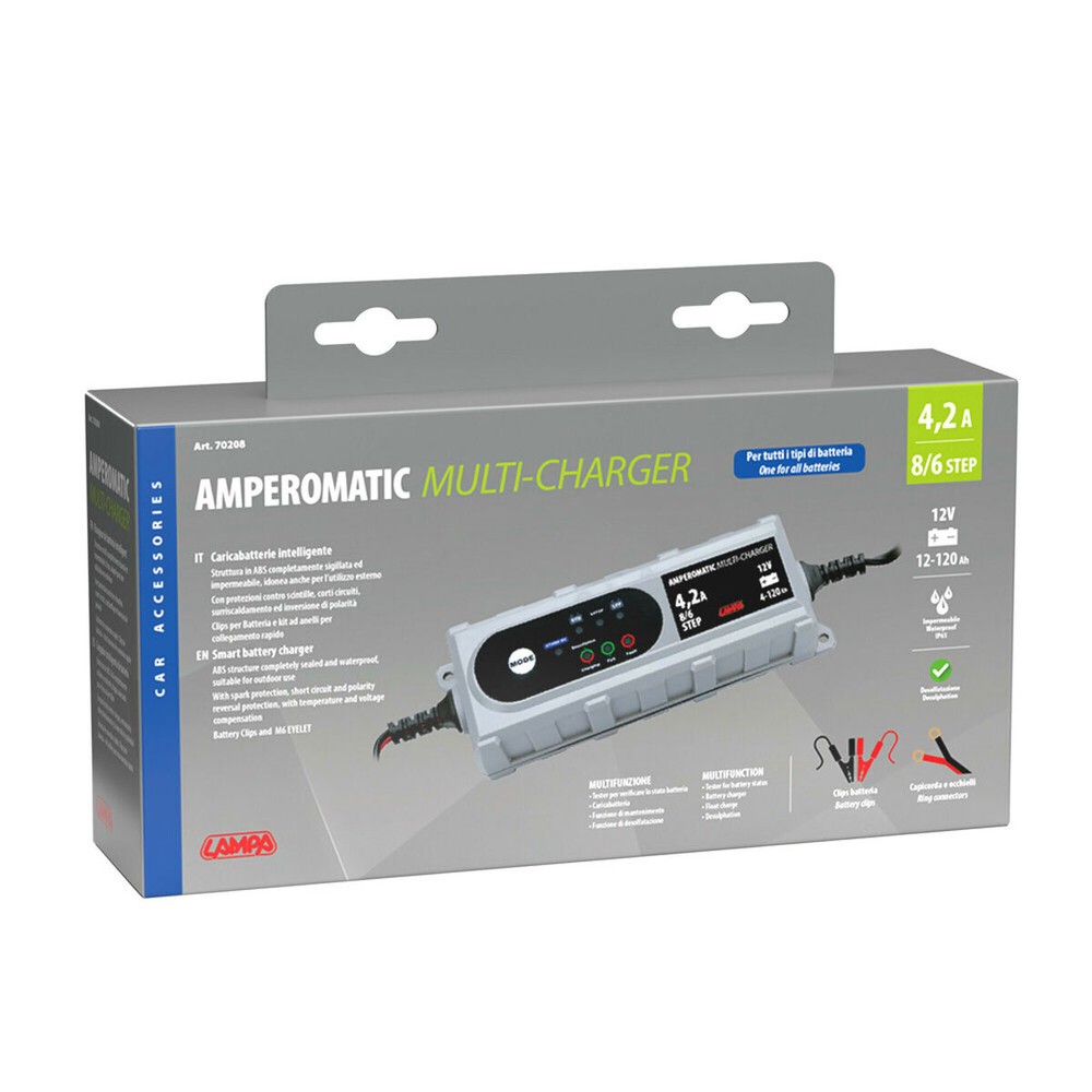 Lampa Amperomatic Multi-Charger 12V 4.2A Smart Charger