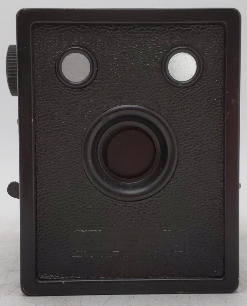 Ansco B2 Vintage Brownie Box Camera EX