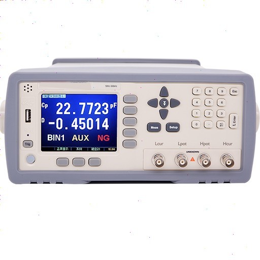Precision LCR Meter with Frequency 50Hz～200kHz Data Logger 9999 Log Files (.csv)