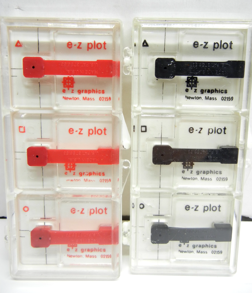 E-z Plot EZ Graphics Newton Mass Graphic Tool Mapmaking Drafting RED/BLACK