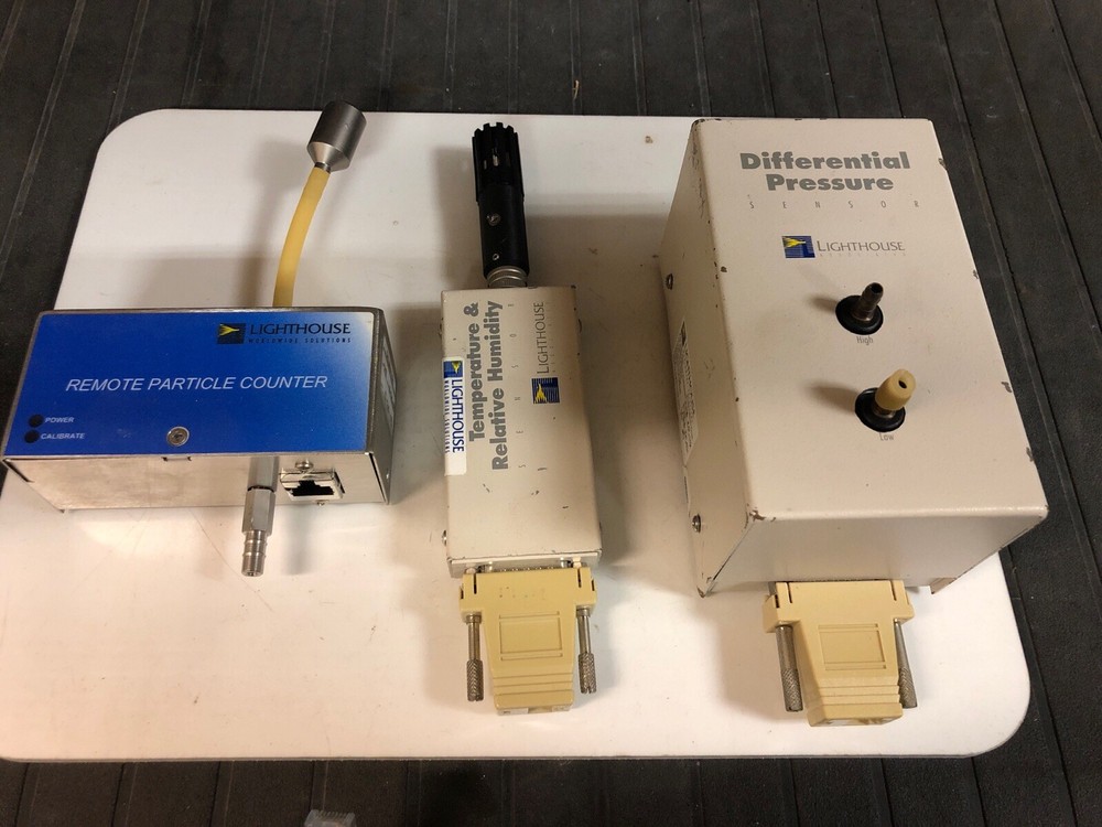Lighthouse Remote Particle Counter, Temp & Relative Humidity + Diff Pressure