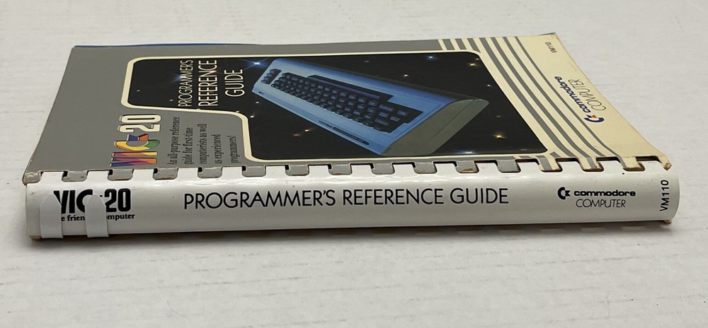 Vintage Commodore VM110 VIC-20 Programmer's Reference Guide