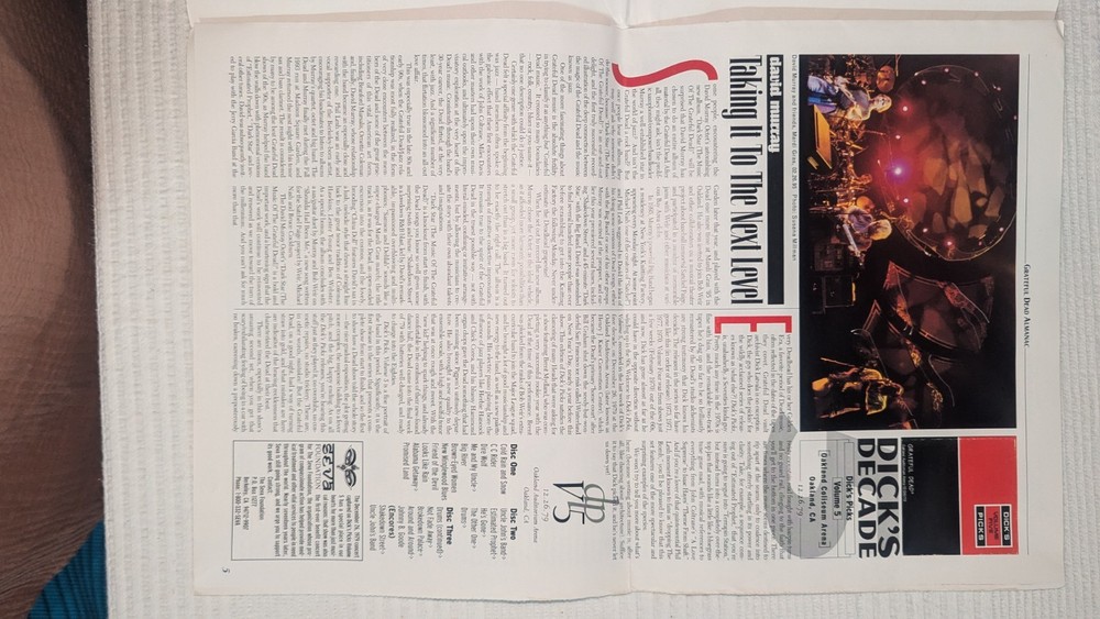 Grateful Dead Almanac Volume 3 Number 3 Furthur Issue