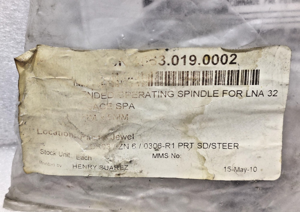 Abb Sace Spa Expended Operating Spindle For LNA 32