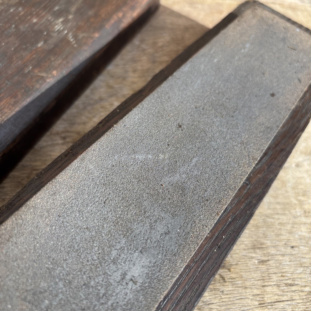 sharpening stone sharpener vintage tool With Wooden Box Very Nice Large