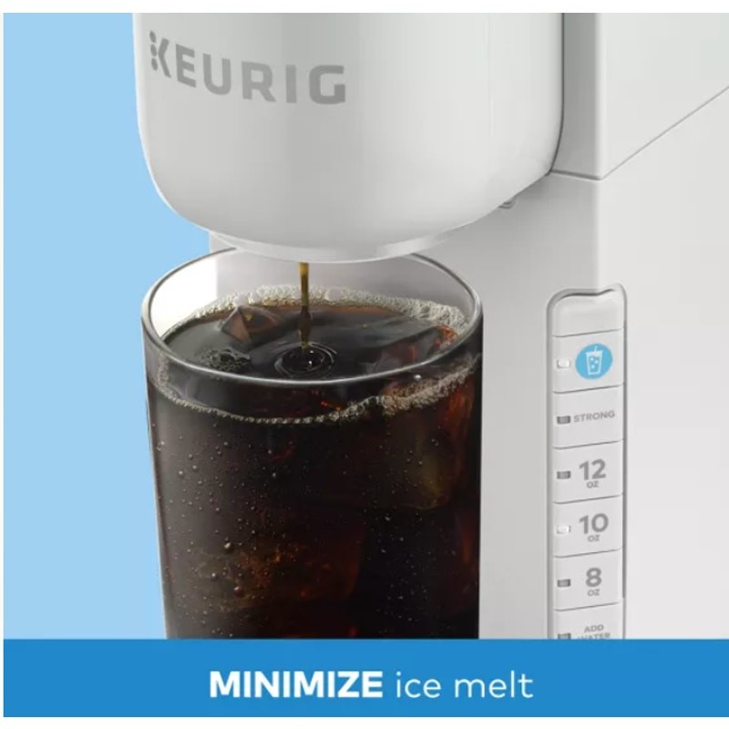 K-Iced® Single Serve Coffee Maker Brews Hot & Iced White