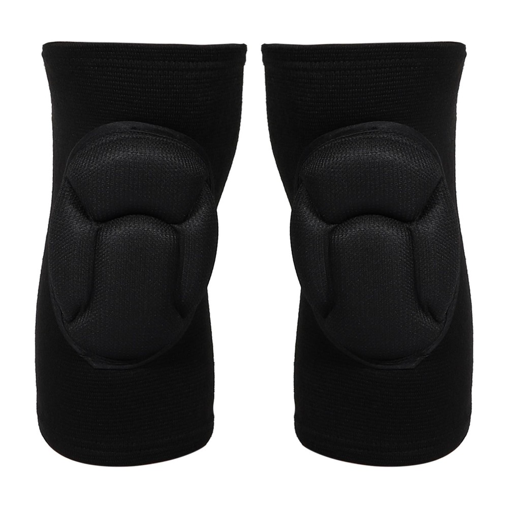 1 Pair Black Polyester Knee Brace Protection Size L