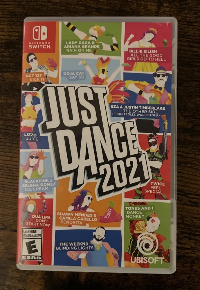 Replacement Case 4 Just Dance 2021 Switch Box Original Authentic_No game/Manual