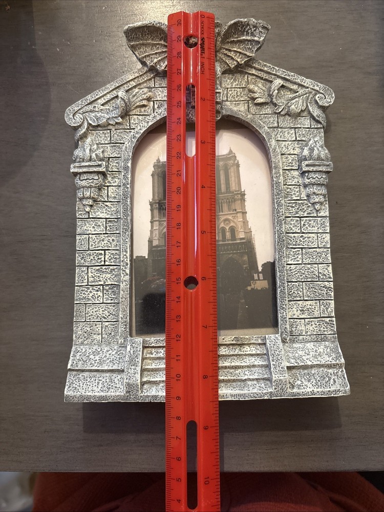 Gargoyle Picture Frame Gray Resin