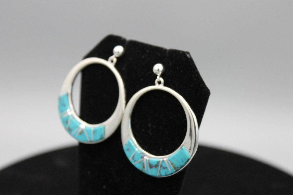 Sterling Silver and Turquoise Earrings
