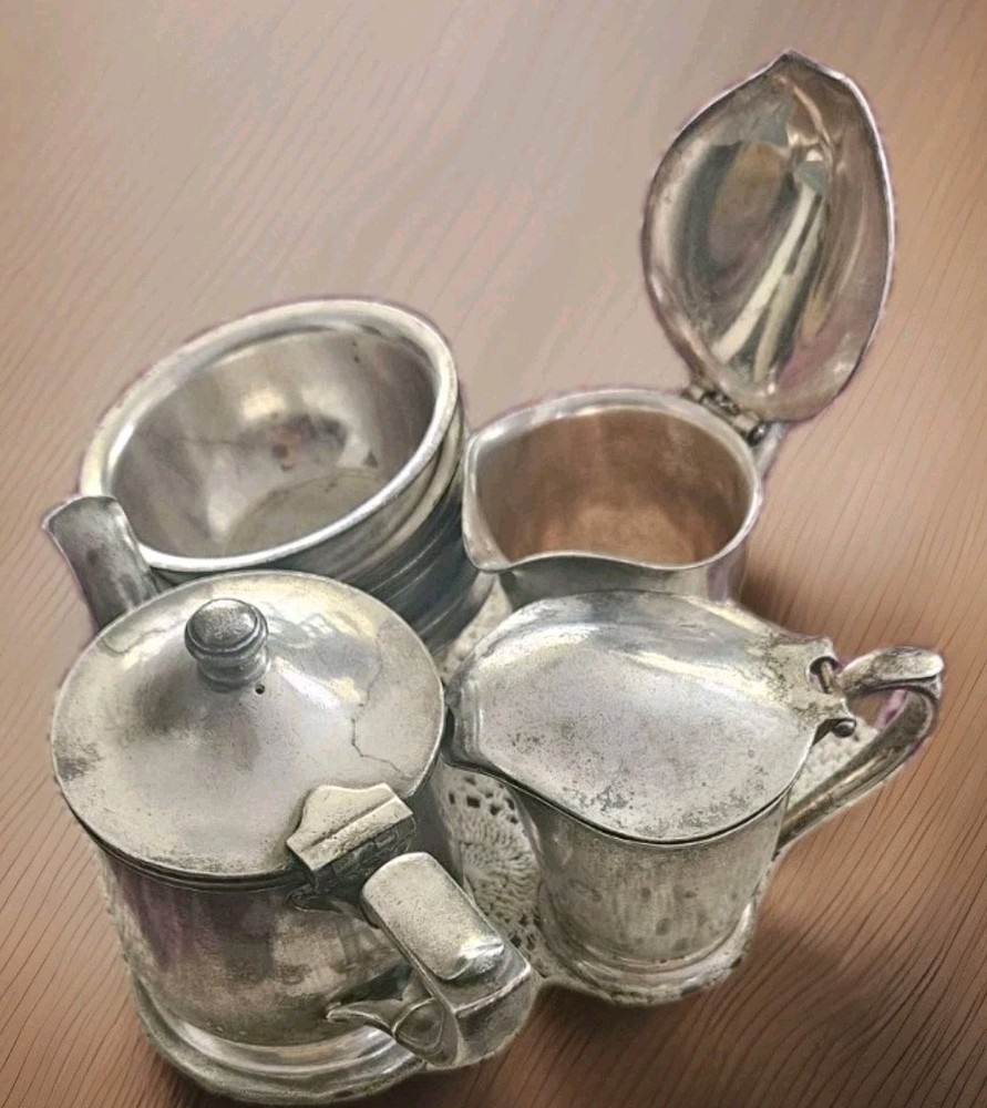 Vintage Silver Plated Set From Victor S Silver Co.