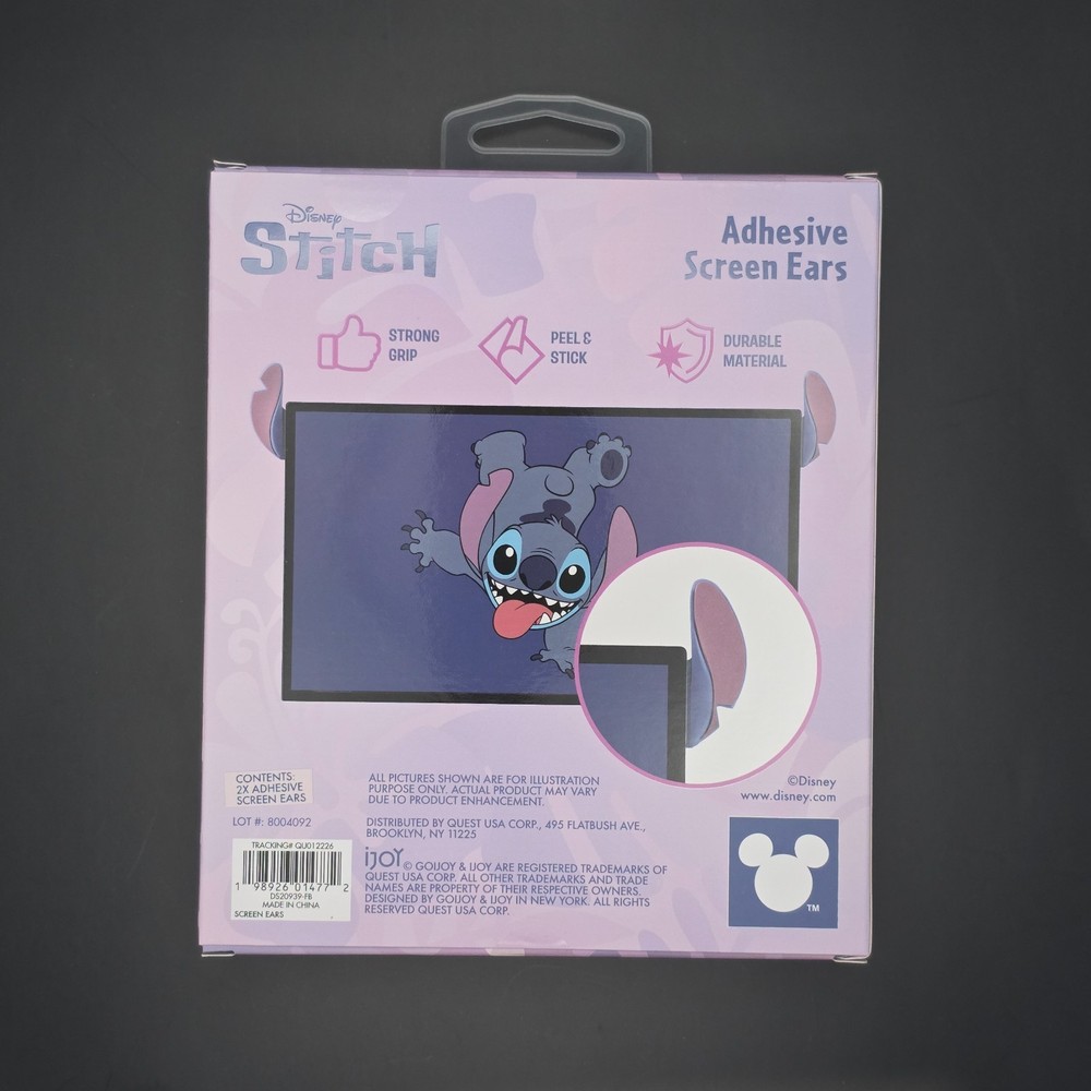 Adhesive Ears for Monitors - Stitch