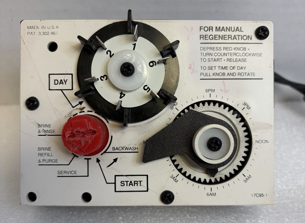 Autotrol Valve 155/255/440 Timer Assembly 110V Water Softener Timer. Tested.
