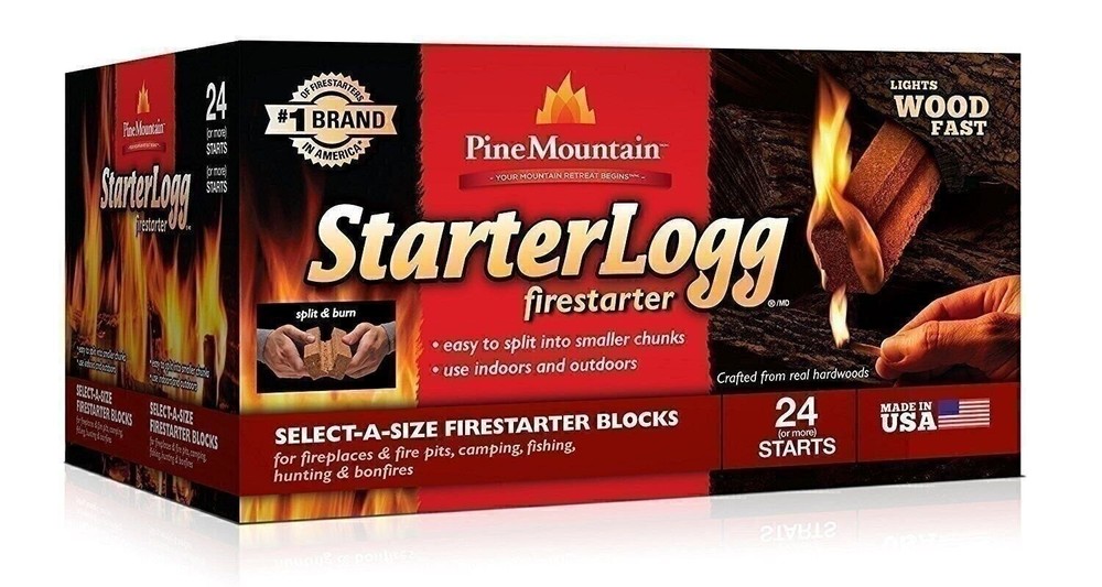 Pine Mountain Firestarters StarterLogg Firestarting Blocks, 24 Starts (6...