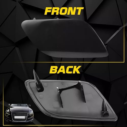Left+Right Front Bumper Headlight Washer Cover Nozzle Cap for Audi Q7 2010